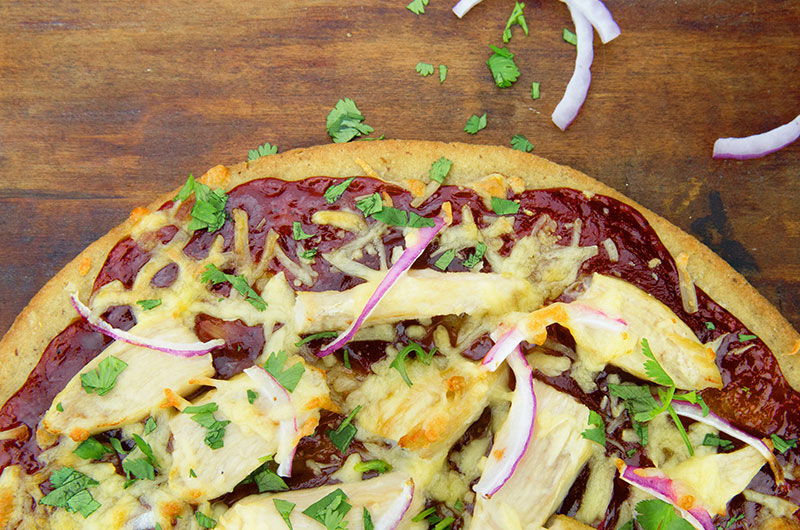 Venice Bakery Gluten Free Low Carb Cauliflower Pizza Crust Recipe, BBQ Chicken