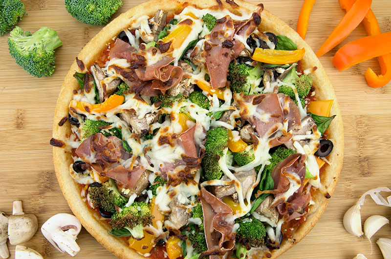Venice Bakery Gluten Free Raised Edge Crust Il Broccolo E Prosciutto