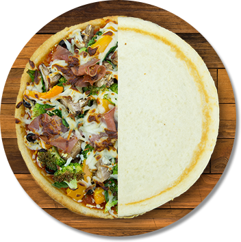 Raised Edge Pizza Crust